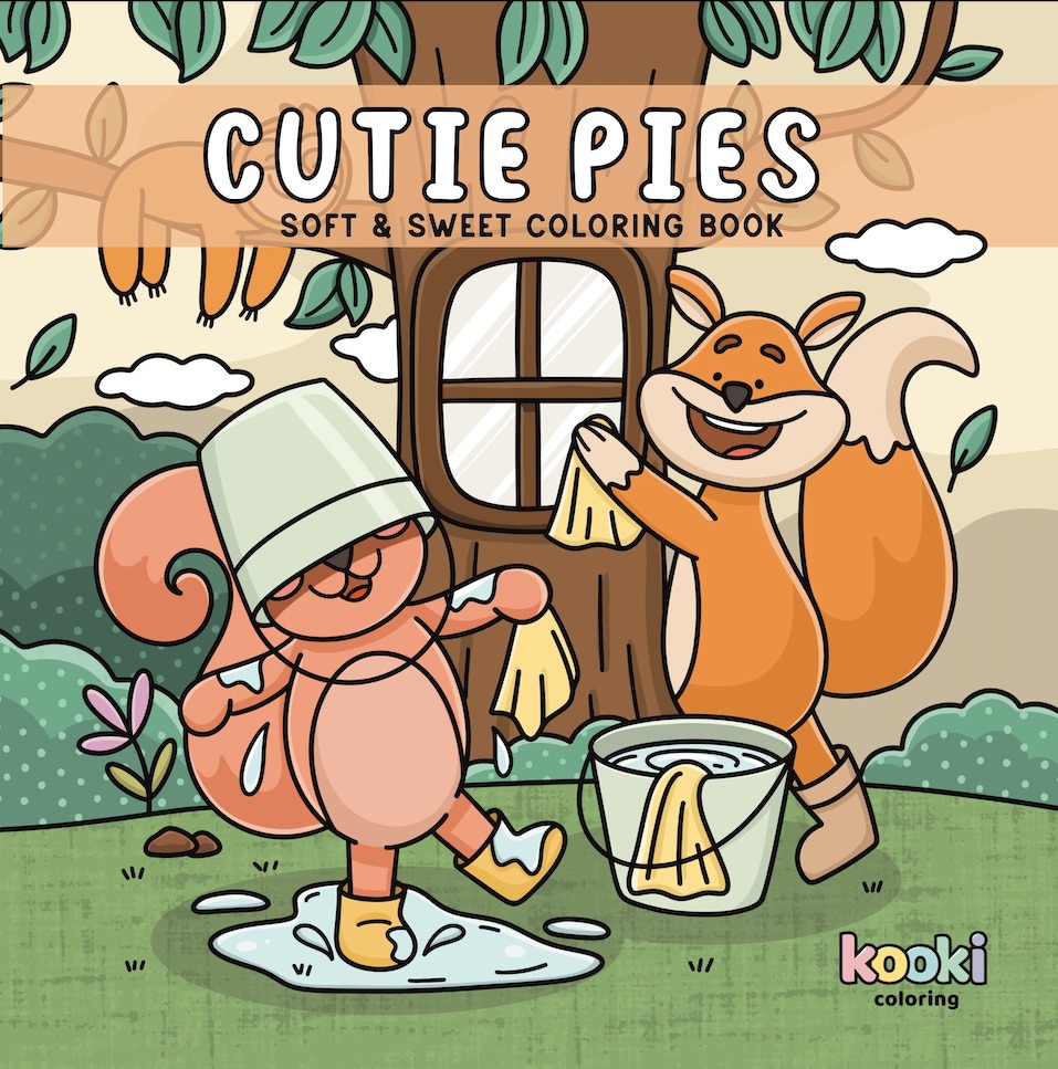 Into Gardens Coloring Book